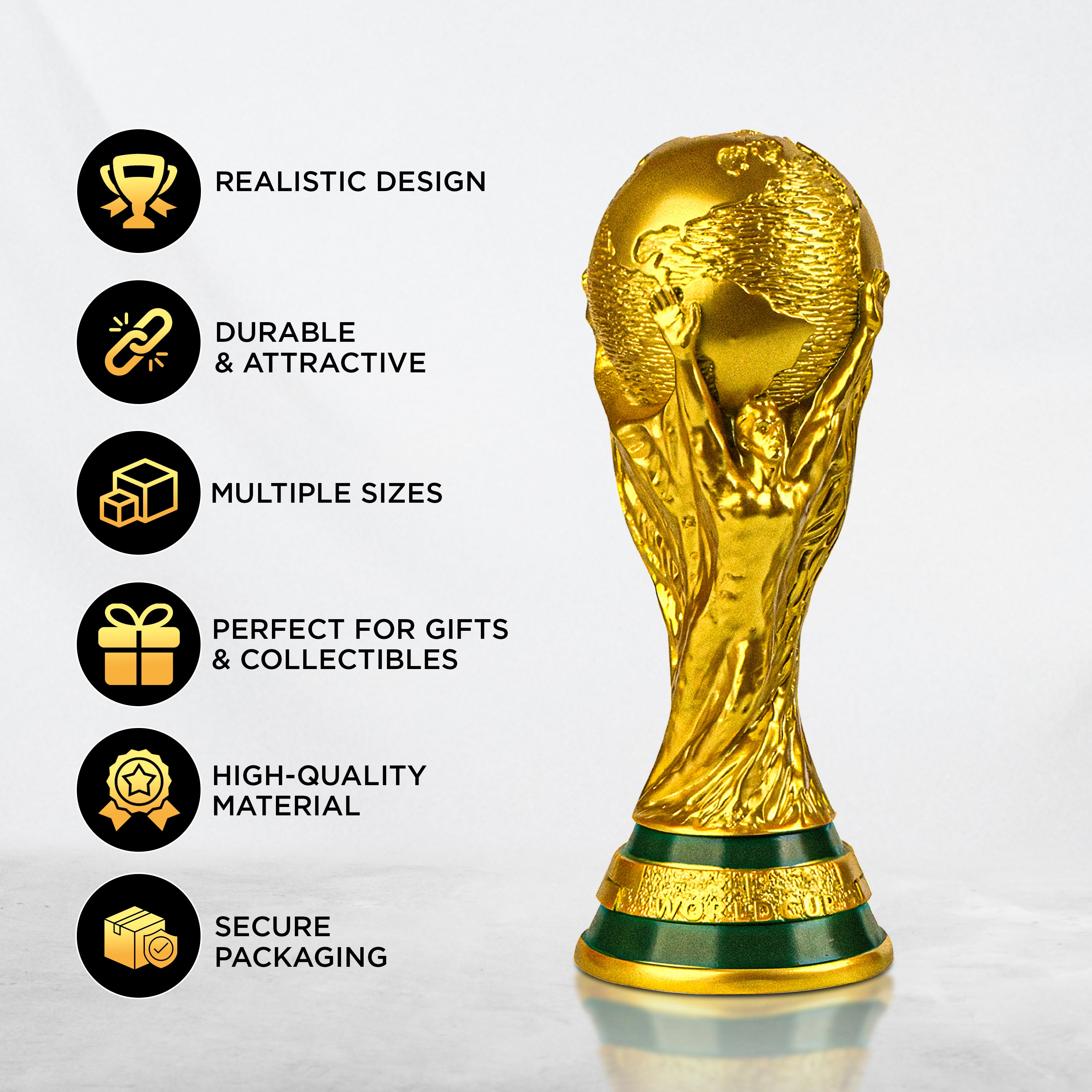 World Cup Trophy Replica | 14 Inches Premium Resin trophy
